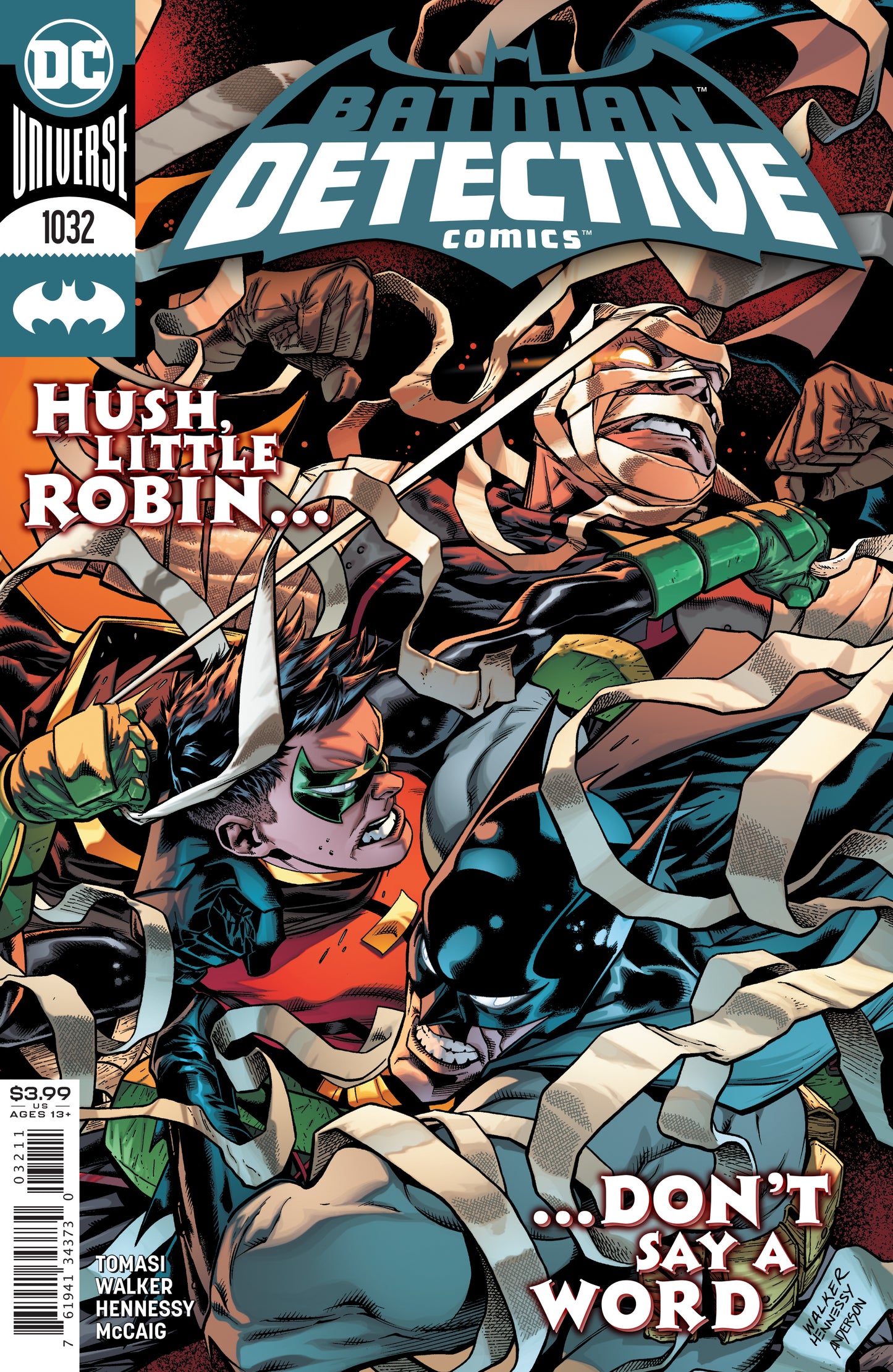 DETECTIVE COMICS #1032 CVR A BRAD WALKER & ANDREW HENNESSY