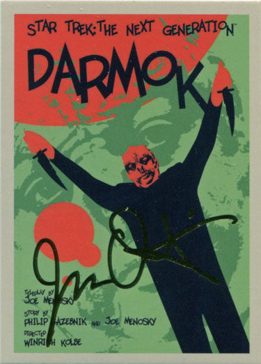 Star Trek TNG Portfolio Prints S2 Card 102 Gold Foil Stamped Parallel 077 of 125