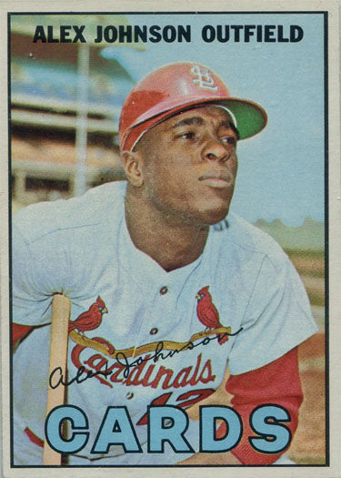 Topps Baseball 1967 Base Card 108 Alex Johnson