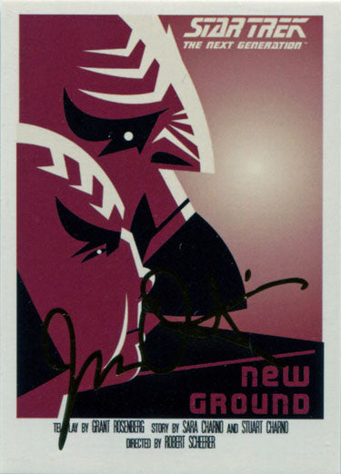 Star Trek TNG Portfolio Prints S2 Card 110 Gold Foil Stamped Parallel 093 of 125