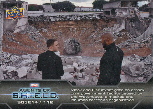 Marvel Agents of SHIELD Compendium Season 3 Chase Card 112 S03E14