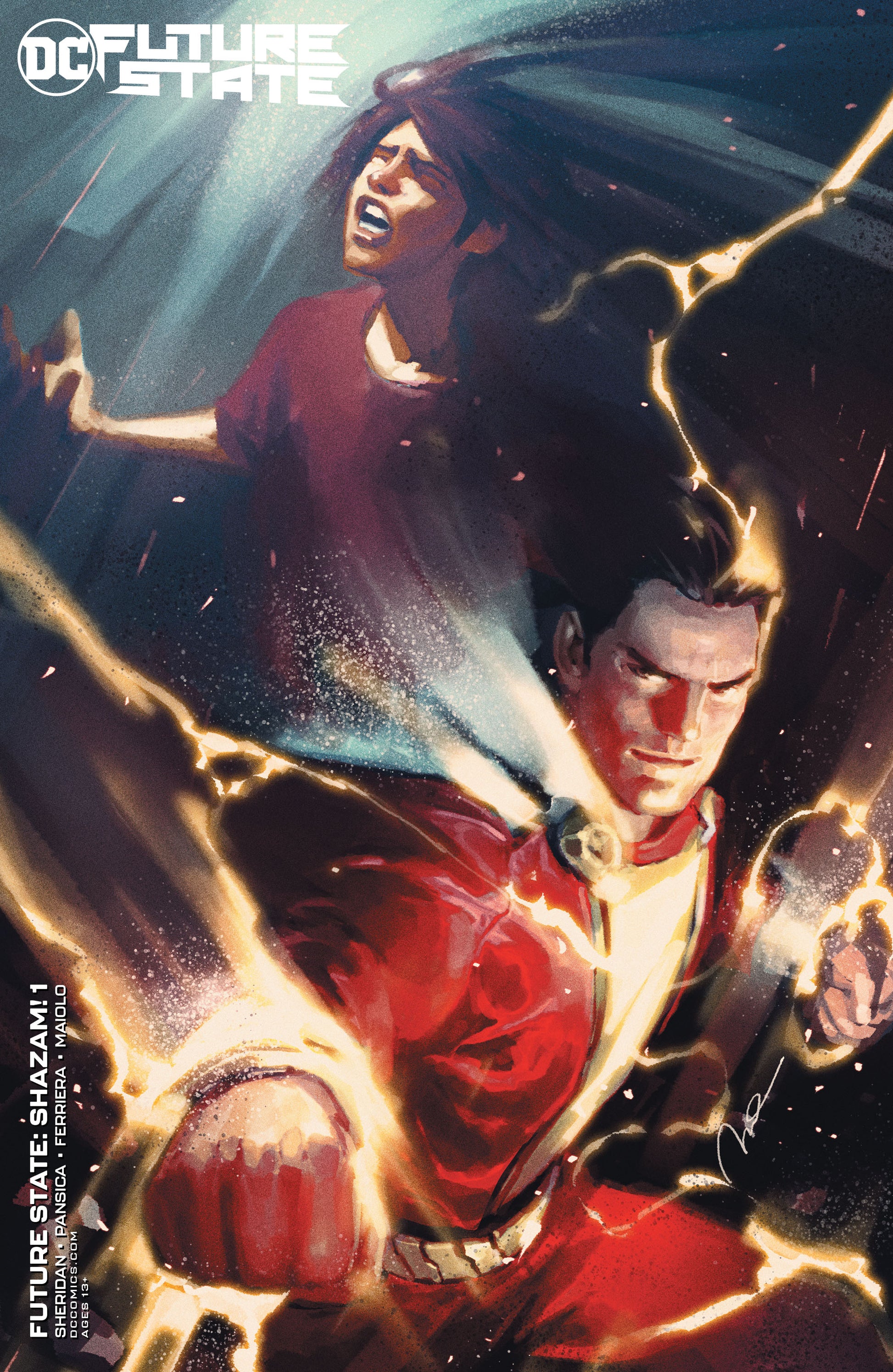 FUTURE STATE SHAZAM #1 (OF 2) CVR B GERALD PAREL CARD STOCK