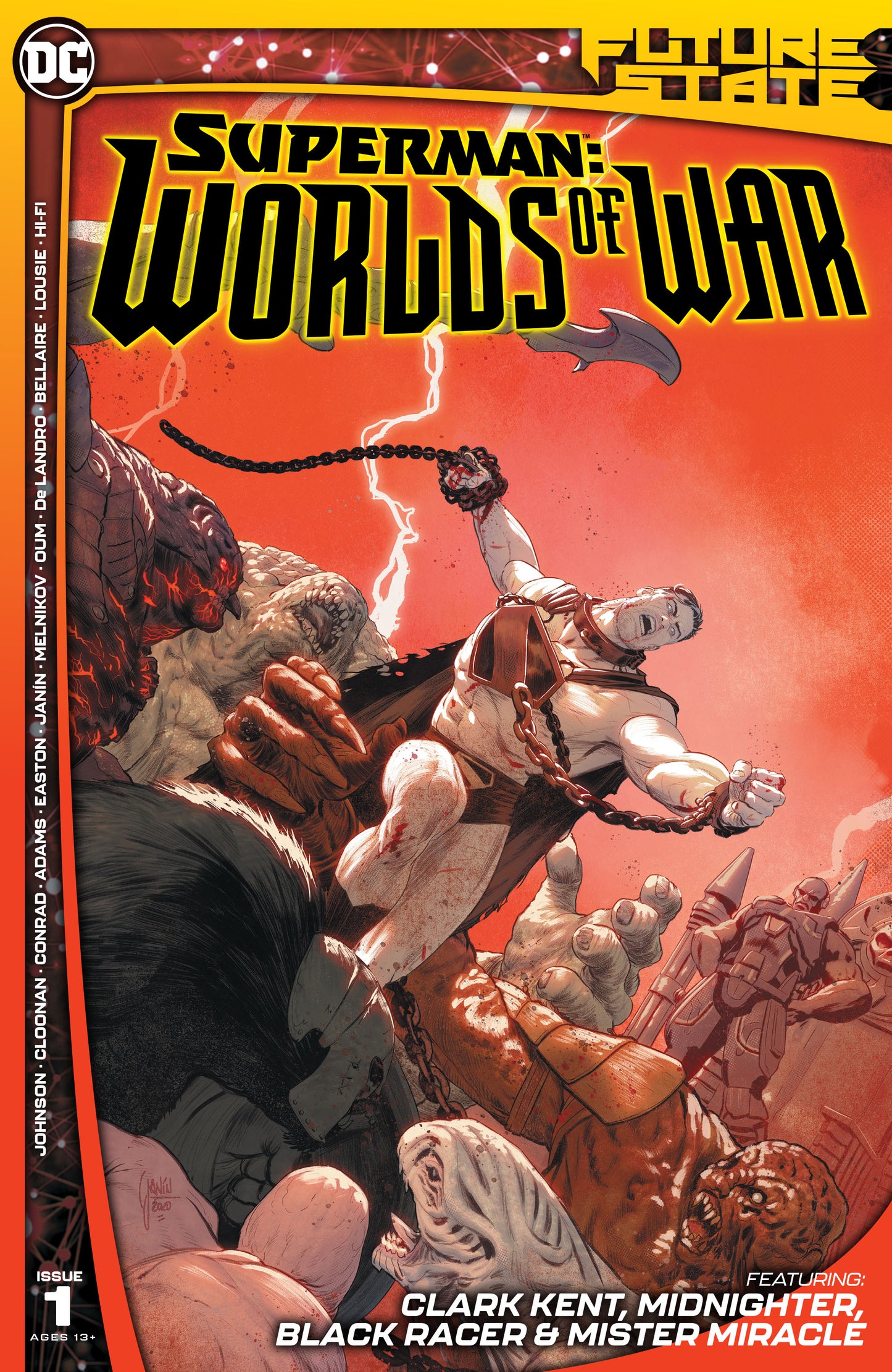 FUTURE STATE SUPERMAN WORLDS OF WAR #1 (OF 2) CVR A MIKEL JA