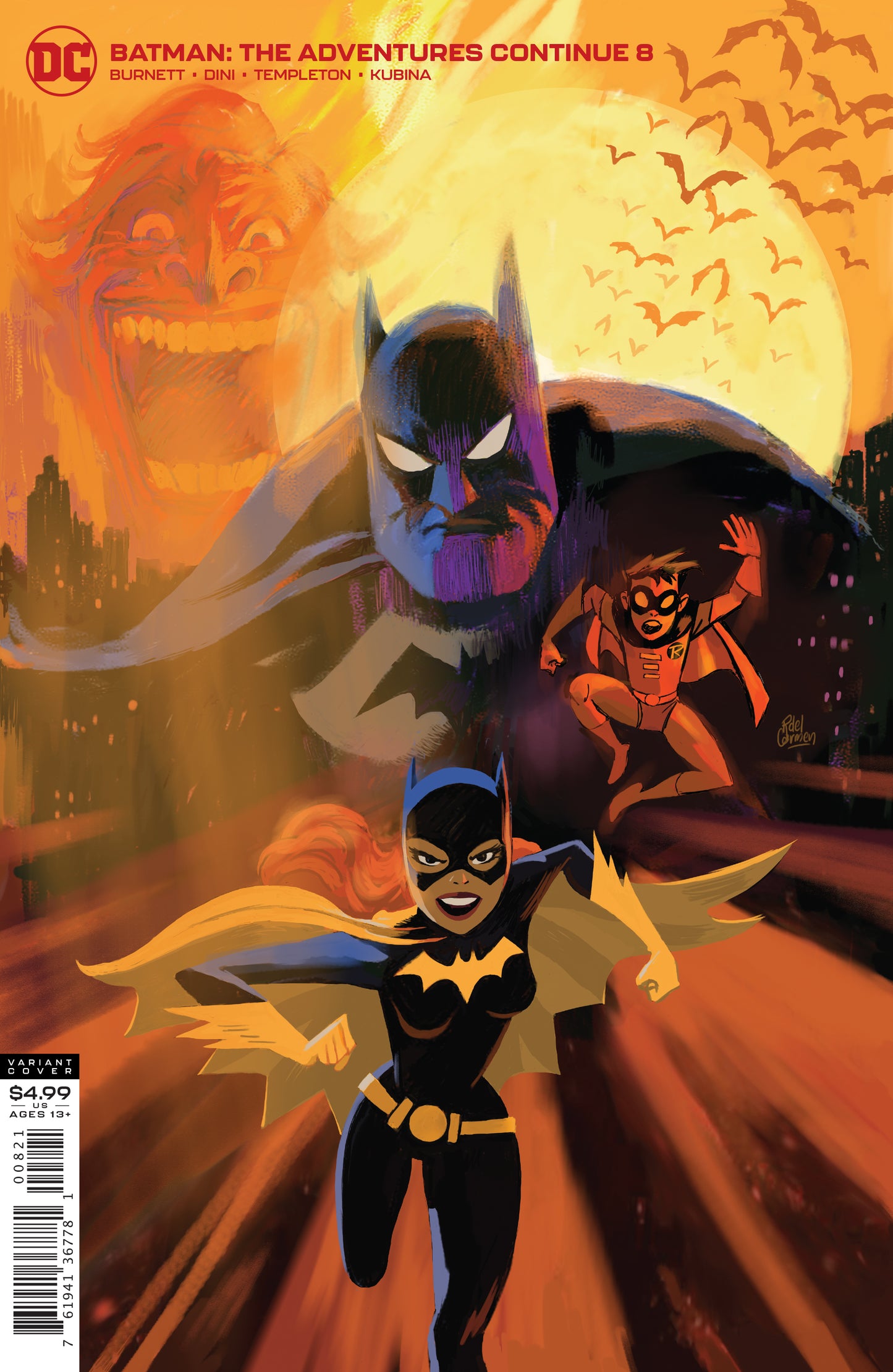 BATMAN THE ADVENTURES CONTINUE #8 (OF 8) CVR B RONNIE DEL CA