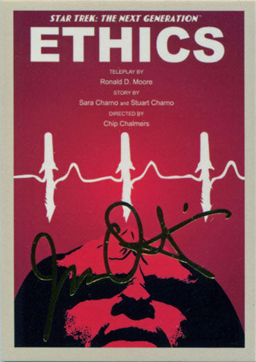 Star Trek TNG Portfolio Prints S2 Card 116 Gold Foil Stamped Parallel 037 of 125