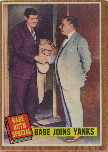 Topps Baseball 1962 Base Card 136 Babe Joins Yankees