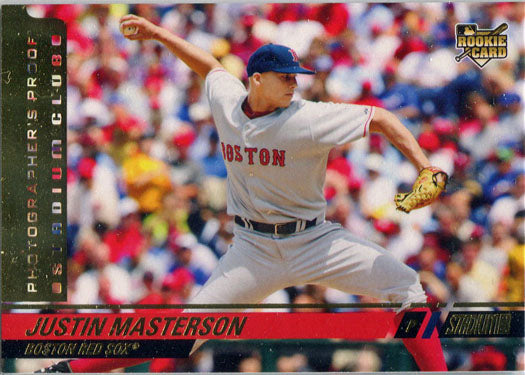 Topps Stadium Club 2008 Photographers Proof Card 138 Justin Masterson 19/50