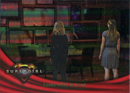 Supergirl Season 1 Rainbow Foil Board Base Variant Card 15