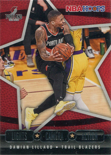 Panini Hoops Basketball 2020-21 Lights Camera Action Insert Card 17 D. Lillard