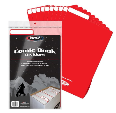 Comic Book Dividers - Red