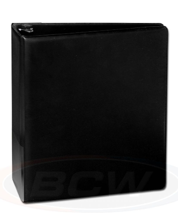 2 in. Album - Plain - Black