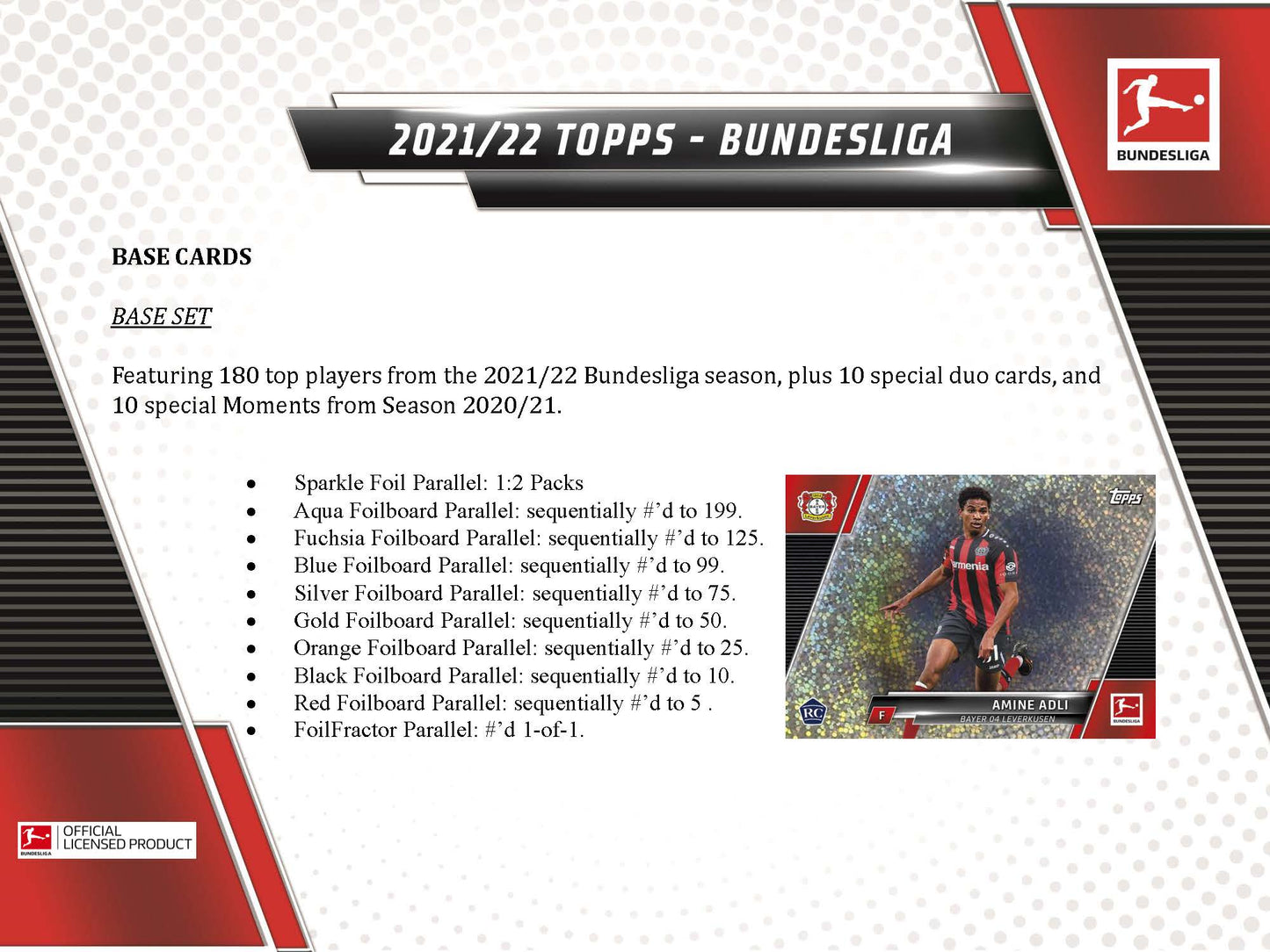 Topps 2021-22 Bundesliga Soccer Hobby Box
