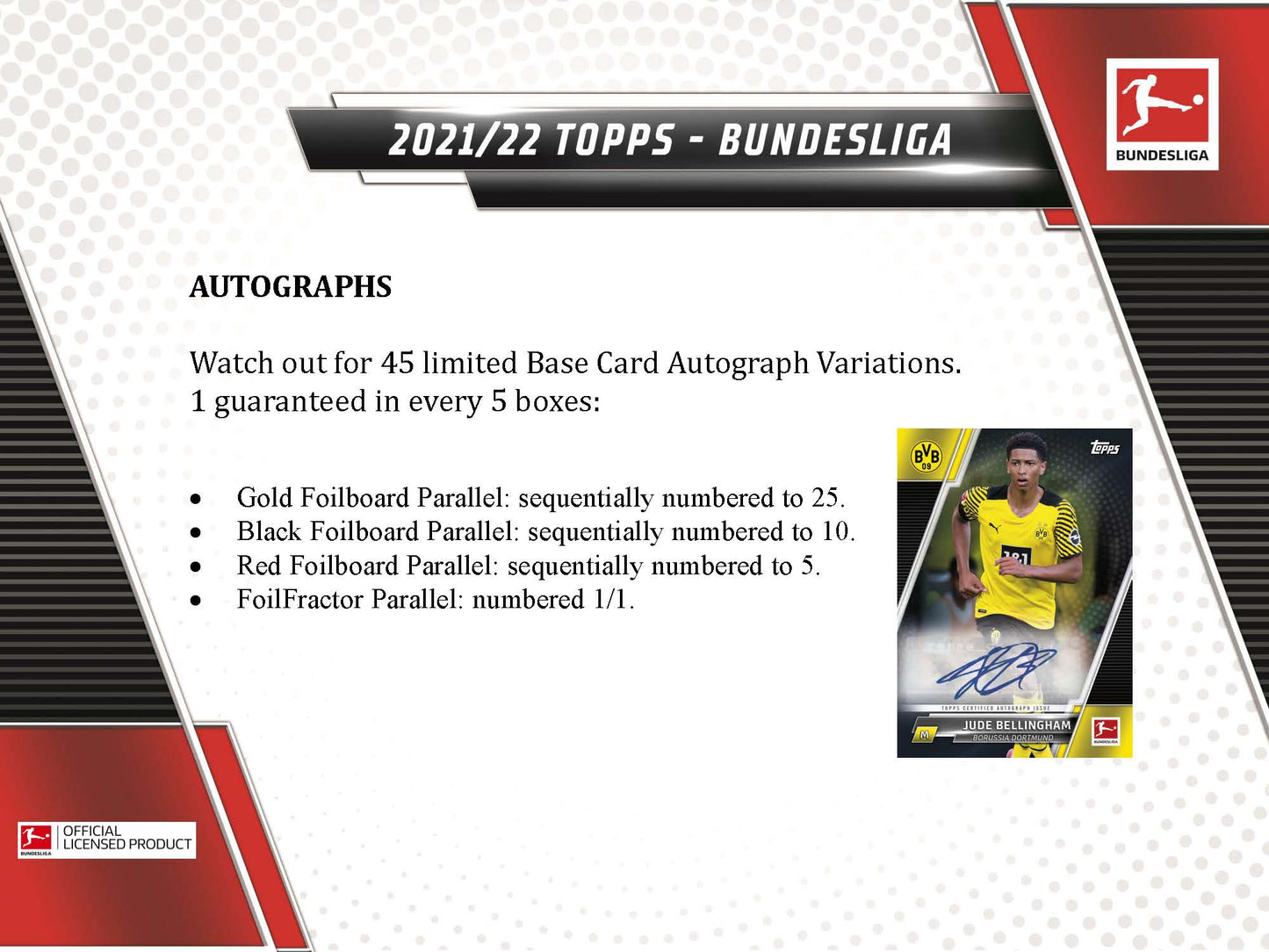 Topps 2021-22 Bundesliga Soccer Hobby Box