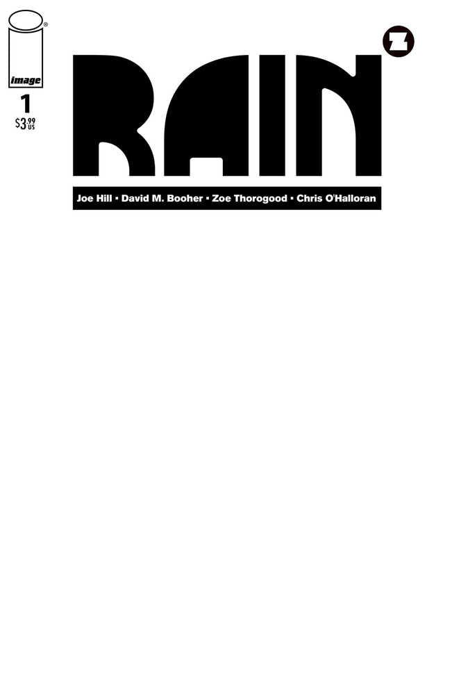 Joe Hill Rain #1 (Of 5) Cover C Blank Cover
