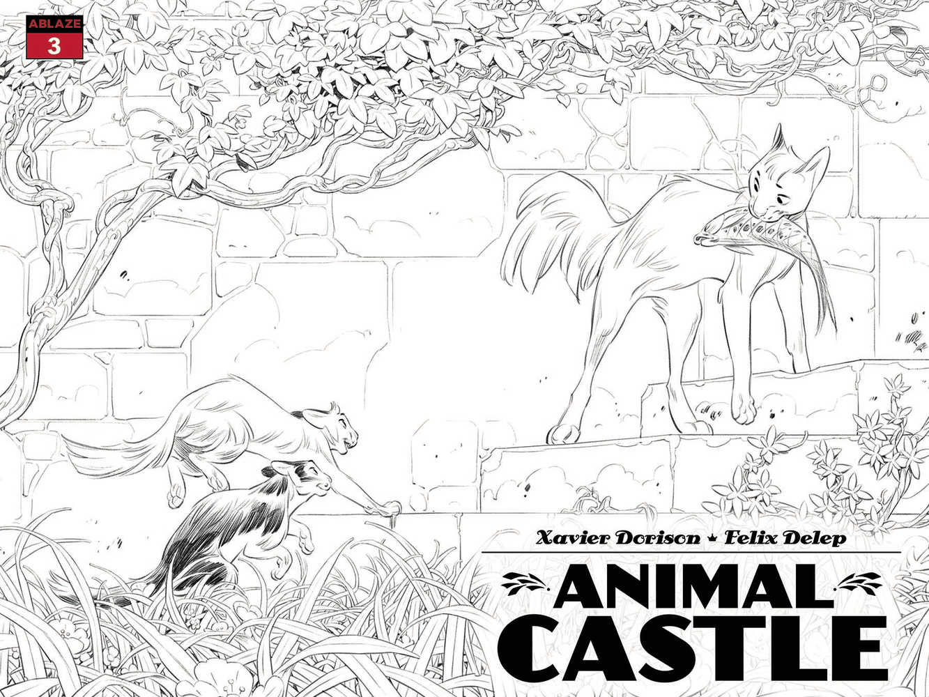 Animal Castle #3 Cover B Delep Miss B Wraparound (Mature)