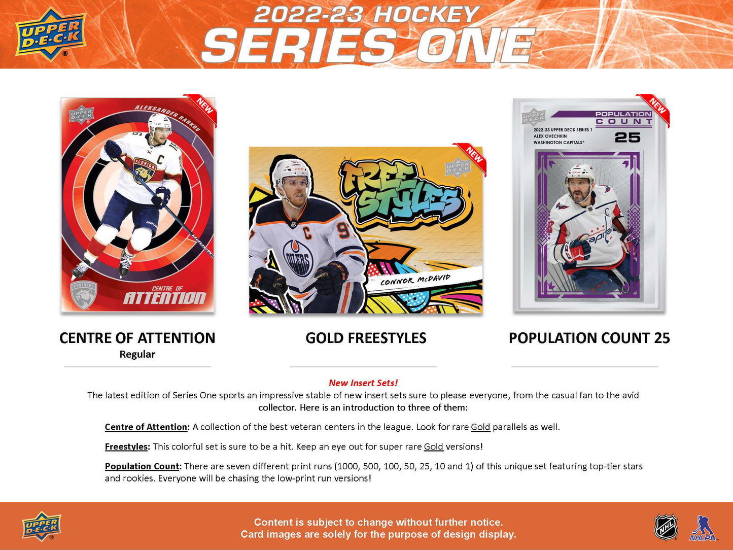 2022-23 Upper Deck Series 1 Hockey Hobby Box