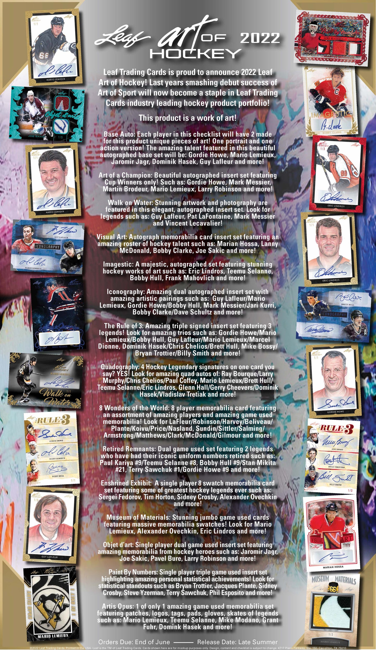 2022 Leaf Art of Hockey Hobby Box