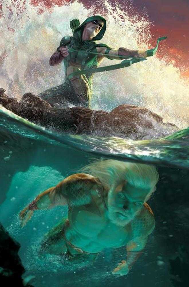 Aquaman Green Arrow Deep Target #7 (Of 7) Cover B Rahzzah Card Stock Variant