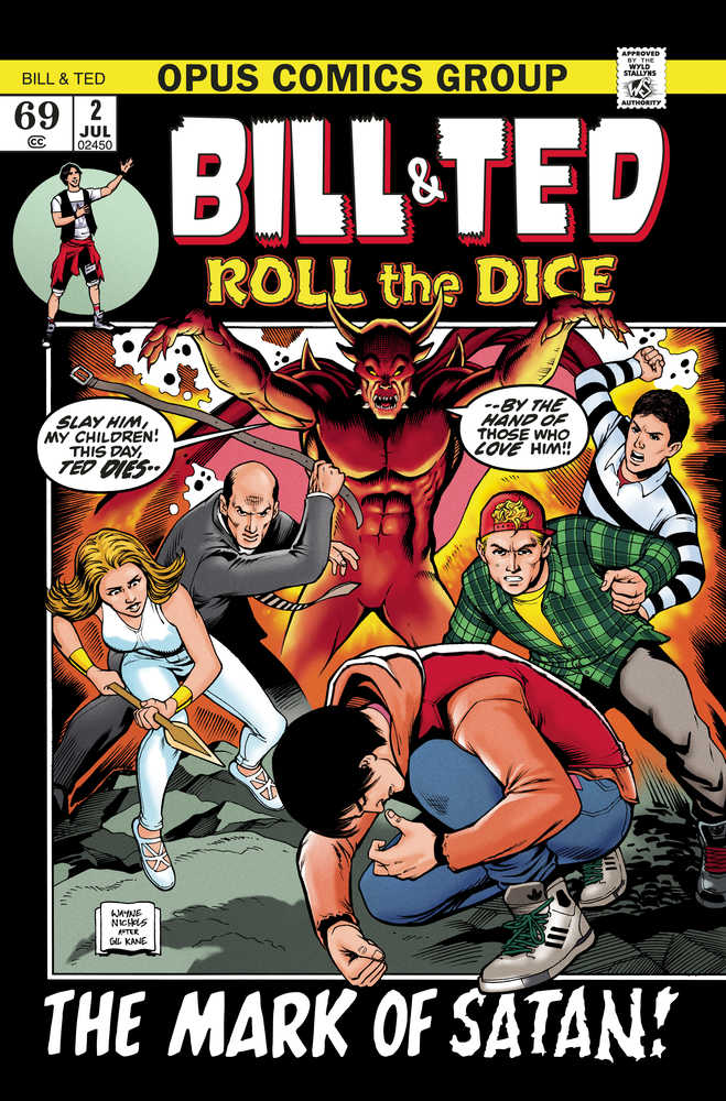 Bill & Ted Roll Dice #2 Cover C 5 Copy Variant Edition Nichols