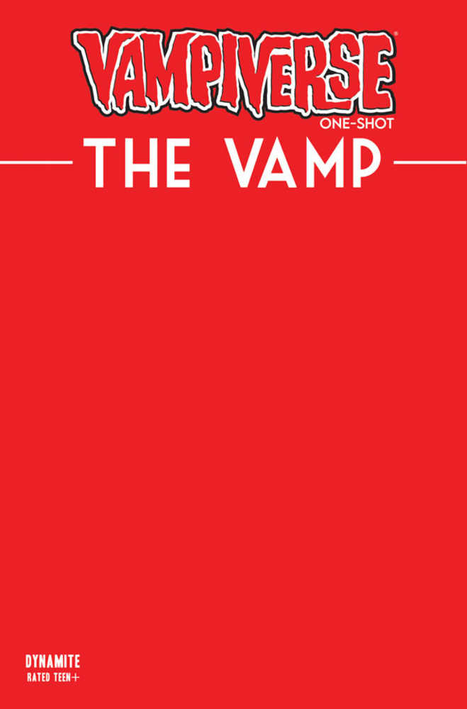 Vampiverse Presents Vamp #1 Cover L Red Blank Authentix