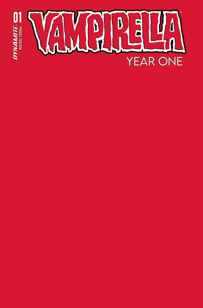 Vampirella Year One #1 Cover Y Foc Red Blank Authentix