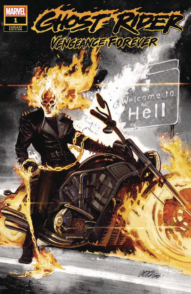 Ghost Rider Vengeance Forever #1 Larraz Diamond Retailer Variant