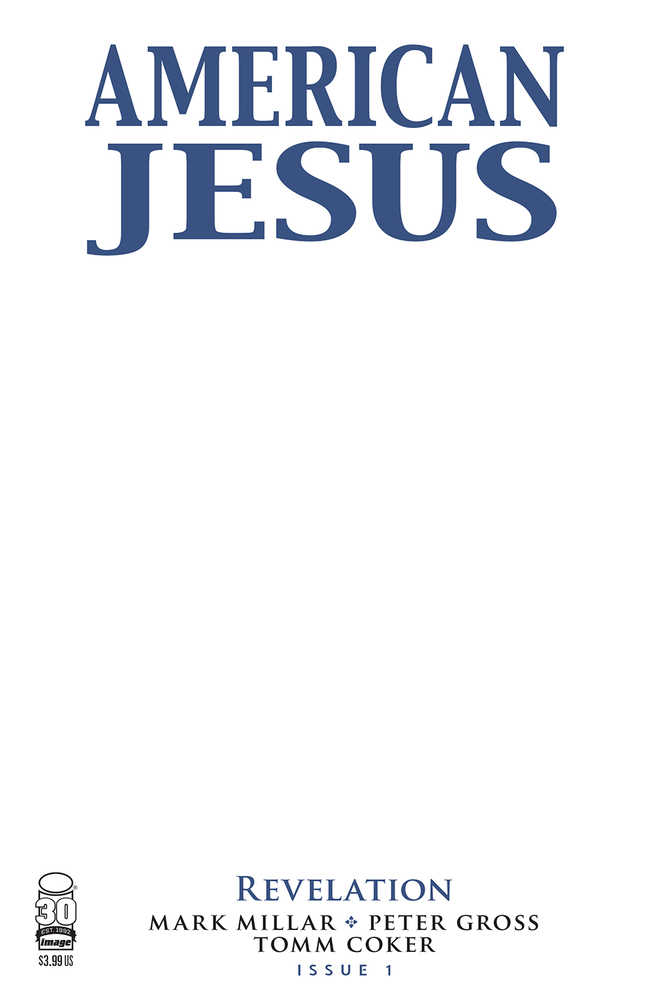 American Jesus Revelation #1 (Of 3) Cover C Blank Cover (Mature)