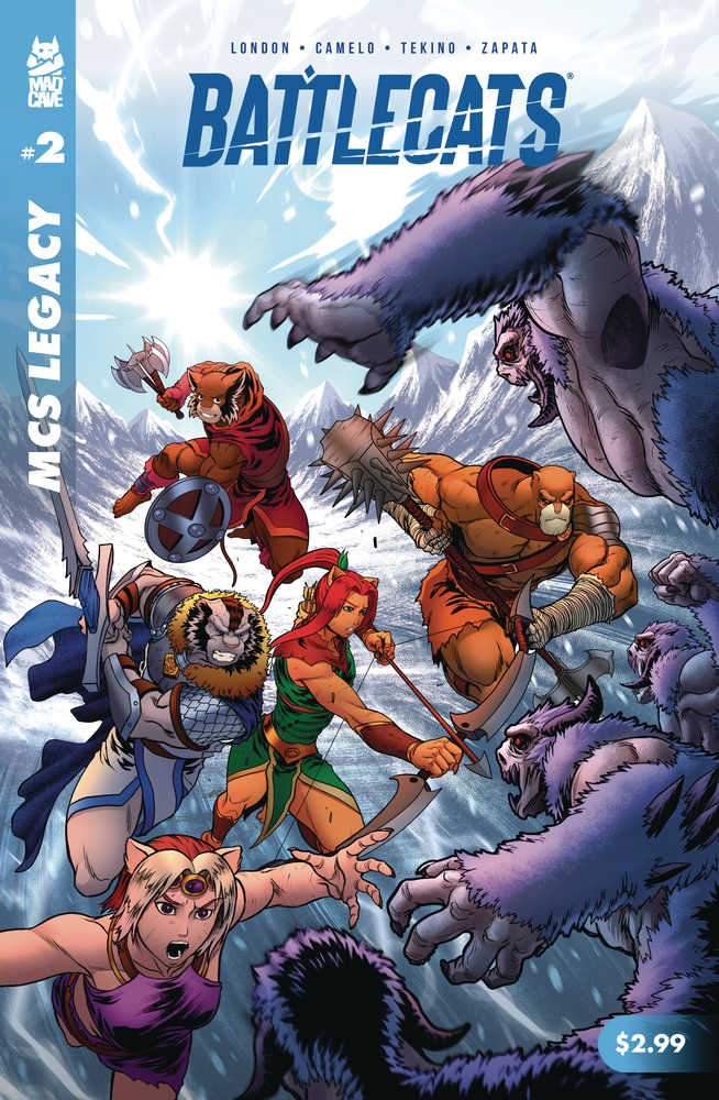 Mad Cave Studios Legacy Battlecats #2 Cover A Camelo
