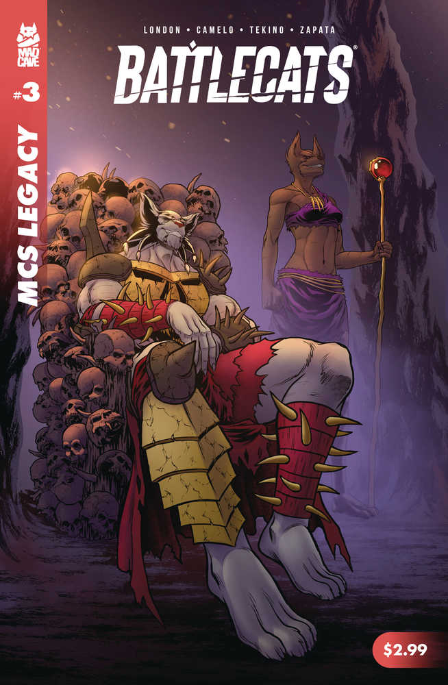 Mad Cave Studios Legacy Battlecats #3 Cover A Camelo
