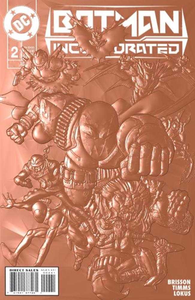 Batman Incorporated #2 Cover C Chris Burnham 90s Cover Month Foil Multi-Level Embossed Card Stock Variant Allocations May Occur