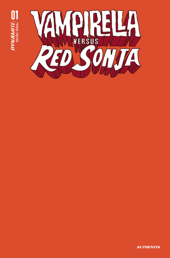 Vampirella vs Red Sonja #1 Cover T Foc Sonja Firey Orange Blan
