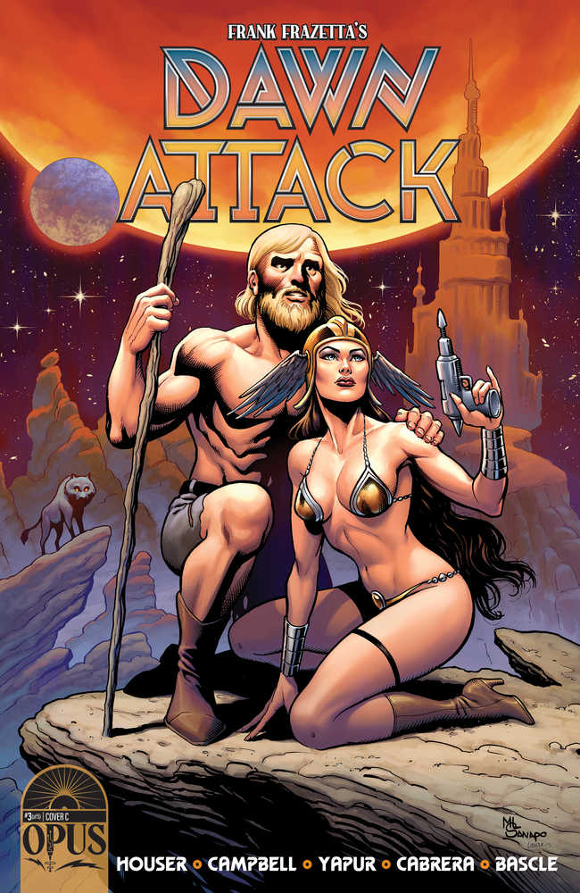 Frank Frazettas Dawn Attack #3 (Of 5) Cover C 5 Copy Variant Edition Sana