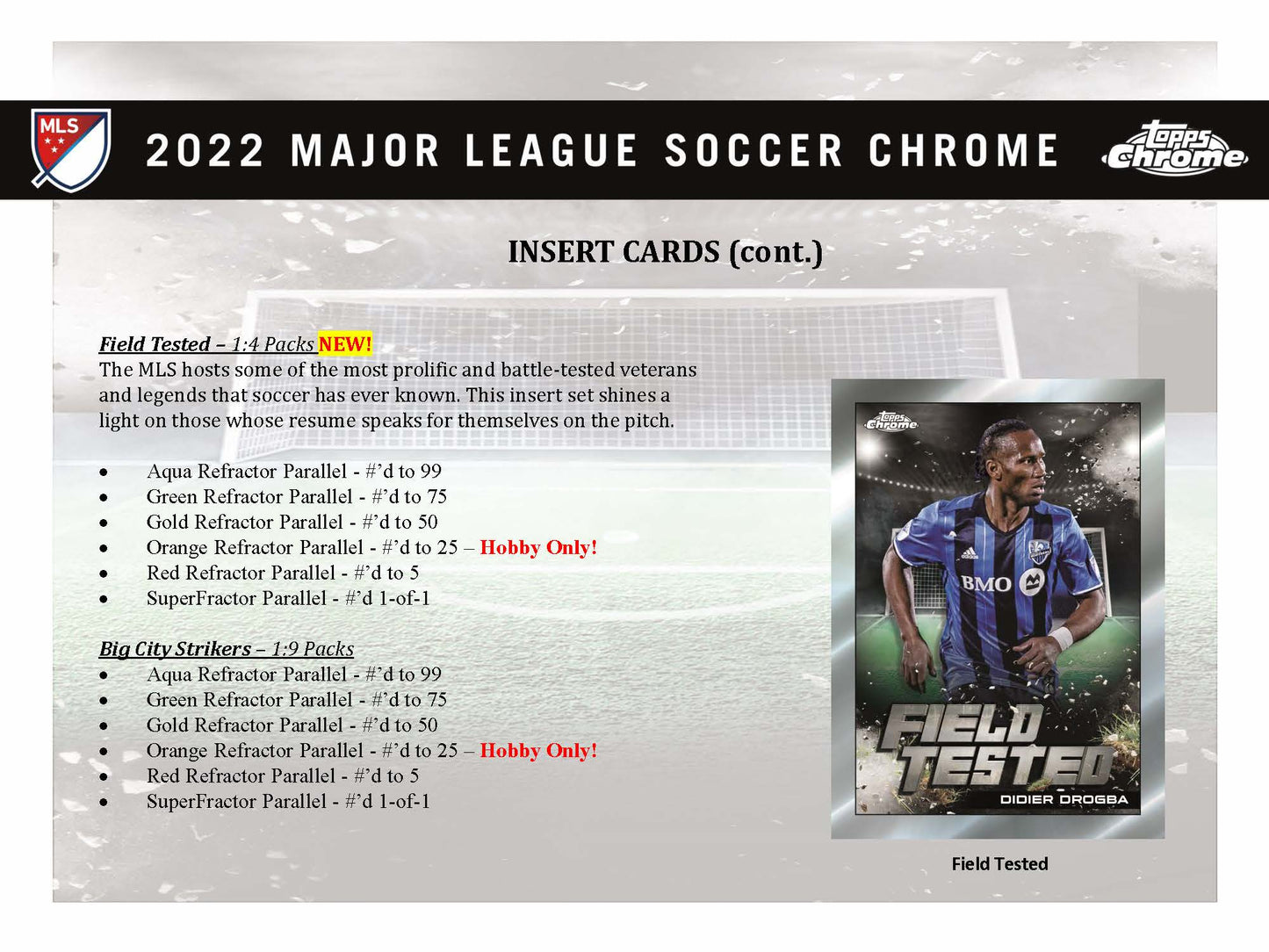 2022 Topps Chrome MLS Major League Soccer Hobby Box
