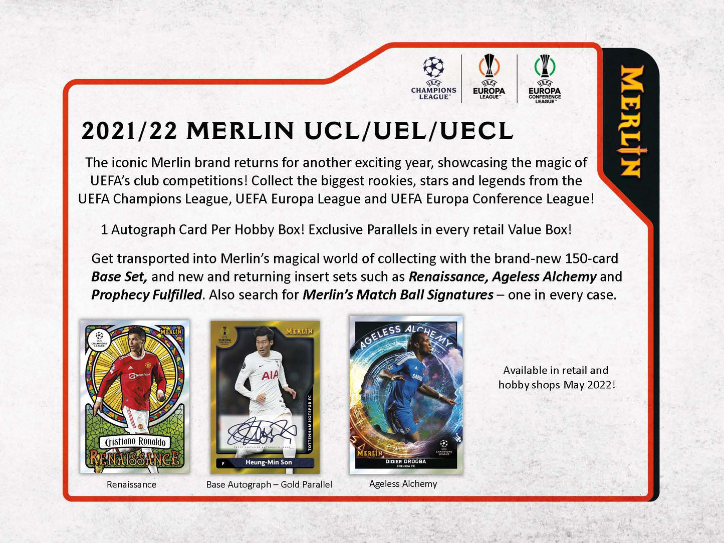 Topps 2021-22 Merlin Chrome UEFA Champions League Soccer Hobby Box