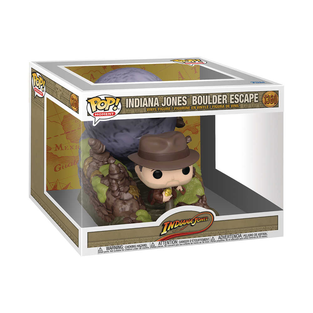 Pop Moments Indiana Jones Rotla Boulder Scene Vinyl Figure