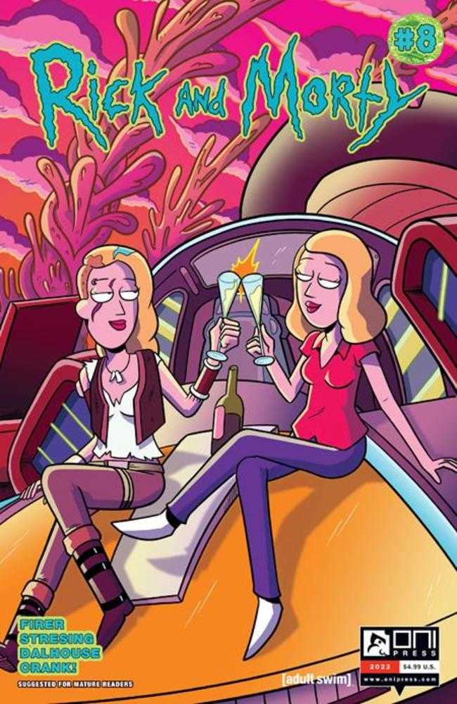 Rick And Morty #8 Cover B Marc Ellerby Variant (Mature)