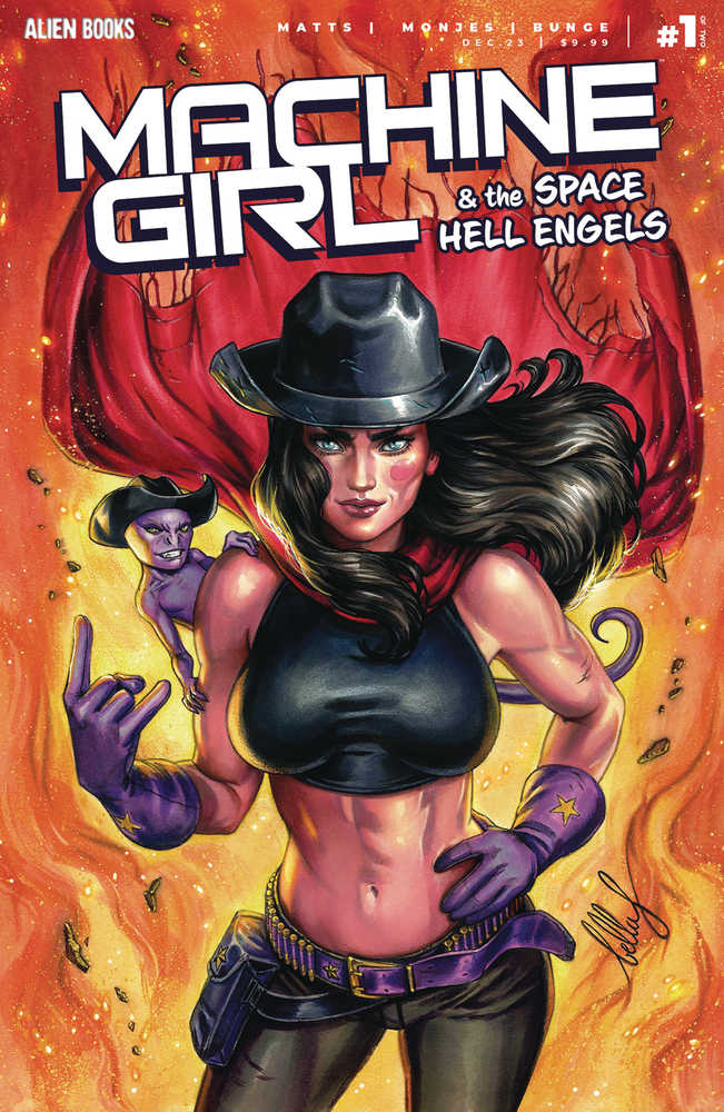 Machine Girl & Space Hell Engels #1 Cover B Rachlin