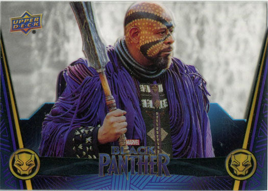 Marvel Black Panther Acetate Parallel 20 Base Chase Card