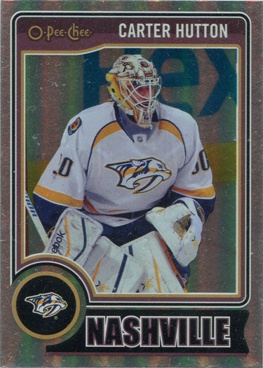 O-Pee-Chee Hockey 2014-15 Rainbow Parallel Base Card 213 Carter Hutton