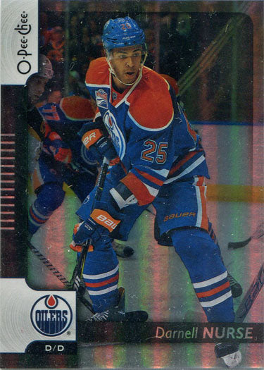O-Pee-Chee Hockey 2017-18 Black Rainbow Parallel Card 217 Darnell Nurse 074/100