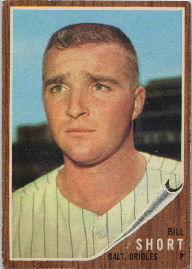 Topps Baseball 1962 Base Card 221 Bill Short