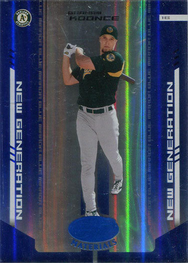 Leaf Certified Baseball 2004 Mirror Blue Parallel Card 244 Graham Koonce 48/50