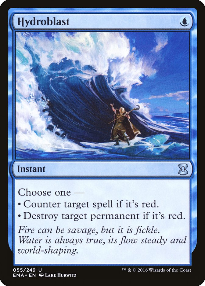 MtG Trading Card Game Eternal Masters Uncommon Hydroblast #55