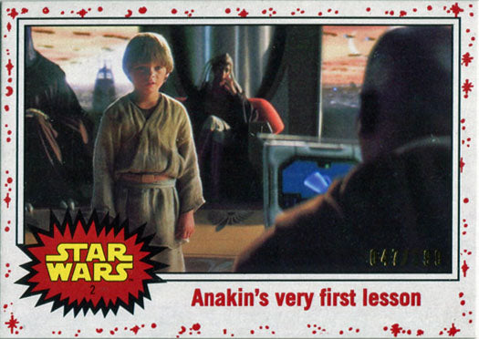 Star Wars Journey to Last Jedi White Base Parallel Chase Card 2 #047/199