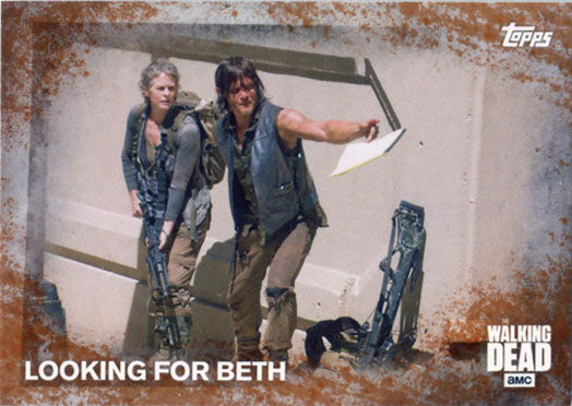 Walking Dead Season 5 Rust Parallel Base 30 Chase Card 90/99