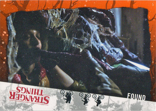 Stranger Things Upside Down Orange Parallel Card 37 "Found" 55/99