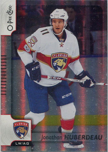 O-Pee-Chee Hockey 2017-18 Rainbow Parallel Base Card 398 Jonathan Huberdeau