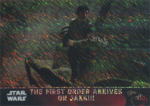 Star Wars Force Awakens Chrome Base Shimmer Parallel Chase Card 3 #20/50