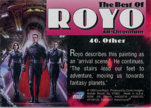 Luis Royo Best of All-Chromium Base Card 40 Other