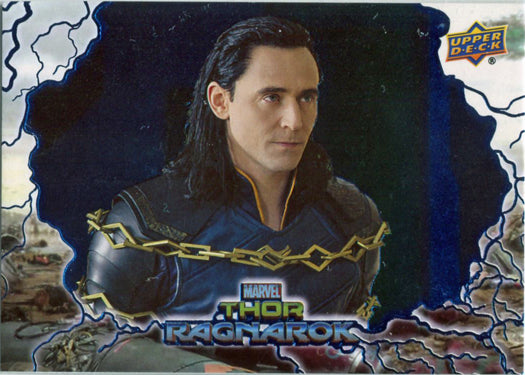 Thor Ragnarok Movie Blue Foil Base Parallel Chase Card 40 #176/199
